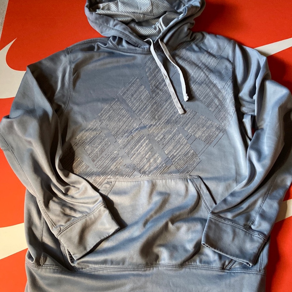 Nike gray hooded sweater